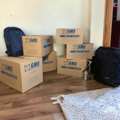 Pack 10 Cajas Mudanzas 50x30x30cm con Precinto GMS - Talla L | 45L
