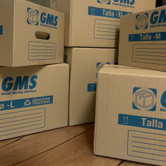 Pack 10 Cajas Mudanzas 50x30x30cm con Precinto GMS - Talla L | 45L