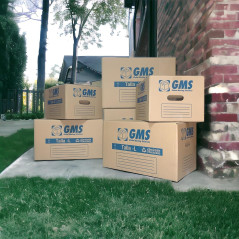Pack 15 Cajas Mudanzas 43x30x25cm con Precinto GMS - Talla M | 32L
