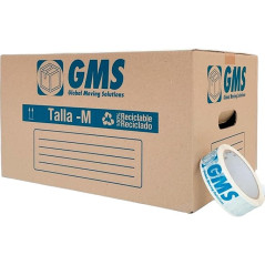 Pack 20 Cajas Mudanzas 43x30x25cm con Precinto GMS - Talla M | 32L