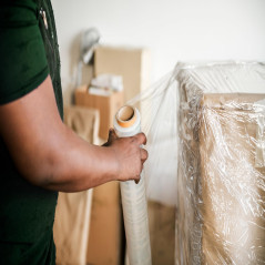 6 rolls transparent stretch film + 2 applicators | GMS Global