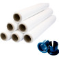 6 Rouleaux film étirable blanc + poignées 6 Rouleaux film étirable blanc + poignées