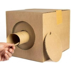 Eco wrapping paper with dispenser