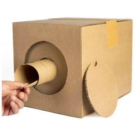 Eco wrapping paper with dispenser