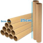 10 kartonnen kokers 5cm diameter met 2 doppen 10 kartonnen kokers 5cm diameter met 2 doppen