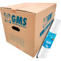 Pack 20 Cajas Mudanzas 55x35x35cm con MiniBurbuja - Talla XL | 67L