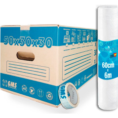 Pack 20 Cajas Mudanzas 50x30x30cm - Talla L | 45L