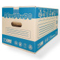 15 Kartonnen Dozen Voor Verhuizingen 50x30x30cm - Maat L - 45 Liter