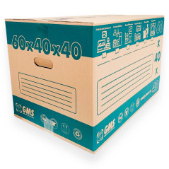Pack 15 Cajas Mudanzas 55x35x35cm - Talla XL | 67L