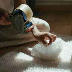 Rol Plastic Bubbelfolie 50cm x 10m voor Verpakking +Verpakkingstape