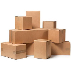 20 Cajas 20x14x14cm Americanas Ultra Reforzadas con Solapa