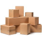 20 Cajas de Cartón  20x14x14cm Ultra Reforzado, Para Almacenaje, Con Solapa, Tipo Americana