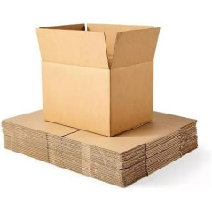 20 Cajas 40x30x10cm Americanas Ultra Reforzadas con Solapa