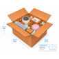 20 Cajas 30x20x20cm Americanas Ultra Reforzadas con Solapa