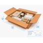 20 Cajas 40x30x10cm Americanas Ultra Reforzadas con Solapa