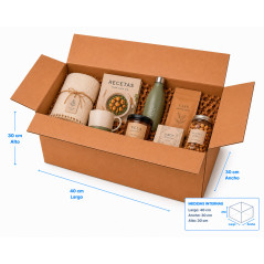 20 Cartons Américains Ultra Renforcés avec Rabats | 40x30x30cm